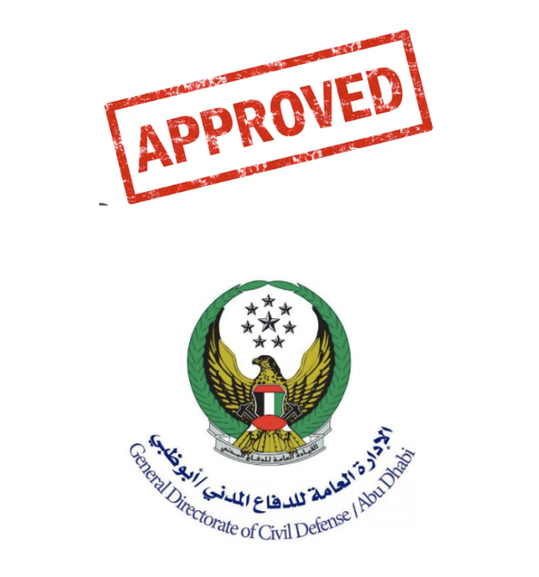Civil Defence-approved fire and life safety equipment